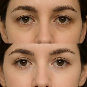 Candidates for  Non-Incisional Under-Eye Dark Circle & Sagging Removal (Fat Removal)