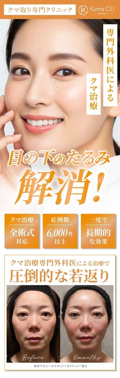目の下のたるみ解消